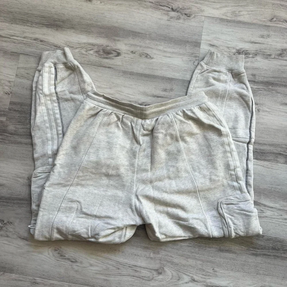 adidas Light Gray Cargo track Pants - Picture 2 of 4